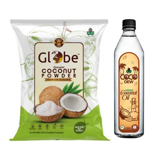Cocodew - virgin coconut oil | Globe - Desiccated coconut powder